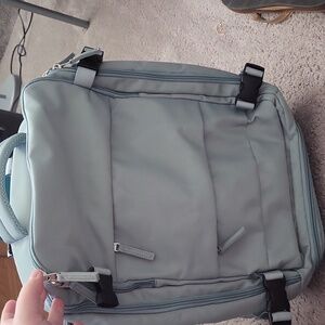 Light Blue Travel Backpack